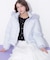 フェイクファー付きペプラムショートダウン 26AW