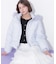 フェイクファー付きペプラムショートダウン 26AW