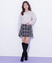 カルゼチェックミニスカート