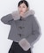 フェイクファー付きショートダッフルコート 26AW