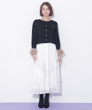 ラッフルティアードスカート