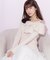 フェザーアシメリボンニット