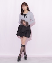 タックバルーンミニスカート