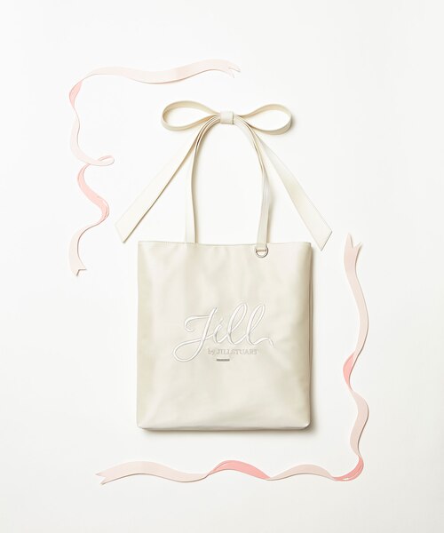 ロゴ刺繍リボントートバッグ｜ジルバイジルスチュアートの通販｜&mall