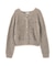 ハート刺繍フェザーカーディガン