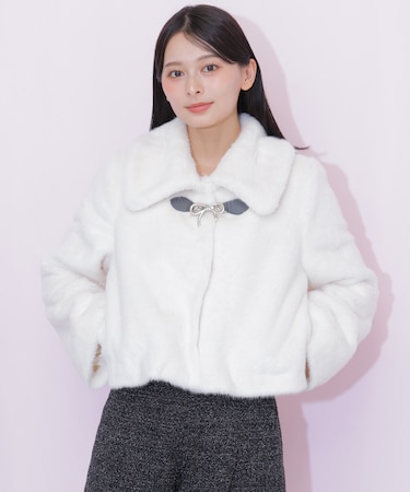 フェイクファーショートジャケット 26AW