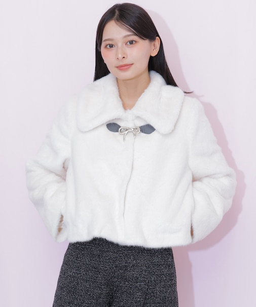 フェイクファーショートジャケット 26AW