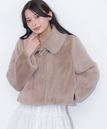 フェイクファーショートジャケット 26AW