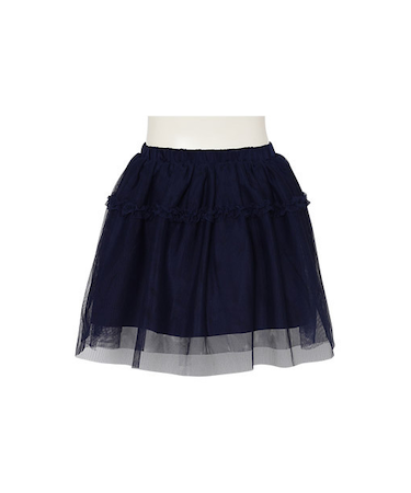 《KIDS》ギンガム&ボーダーリバーシブルスカート