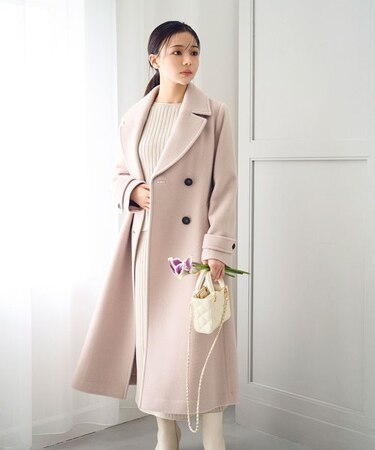 ビッグカラーダブルチェスターコート23AW