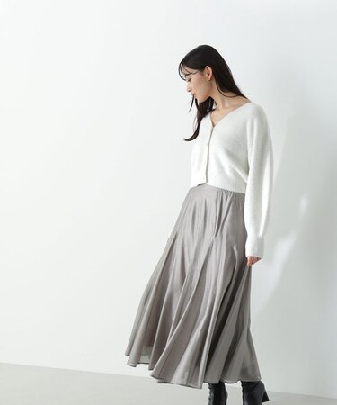 シャイニーシアーボイルスカート