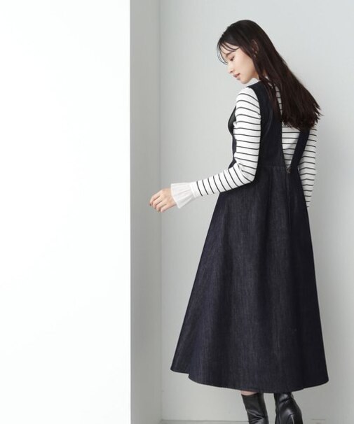 デニムライクシリーズ ジャンパースカート
