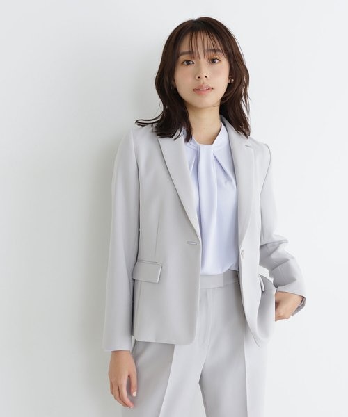 PeサテンストレッチSETUPシリーズ テーラードジャケット 24SS