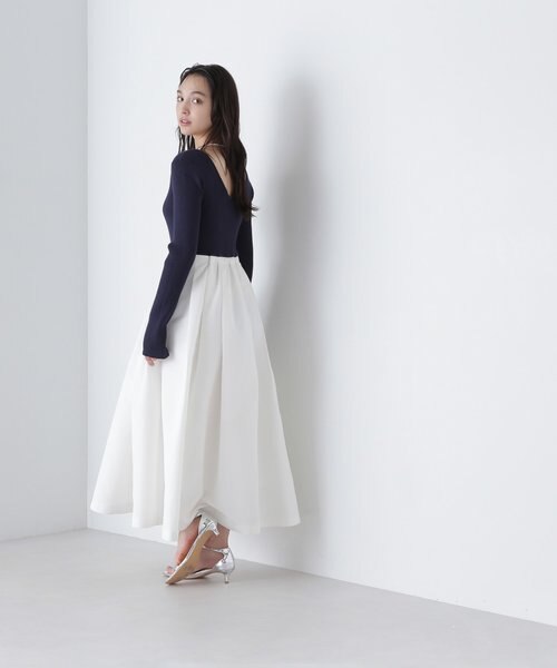 バックシャンドッキングワンピース NATURAL BEAUTY BASIC バックシャンドッキングワンピース｜ナチュラルビューティーベーシック