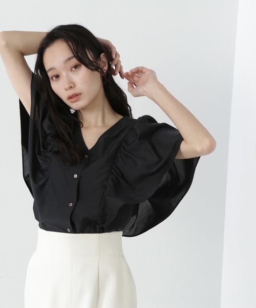 bonjour diary Butterfly blouse バタフライブラウス バタフライスリーブブラウス｜ナチュラルビューティーベーシック