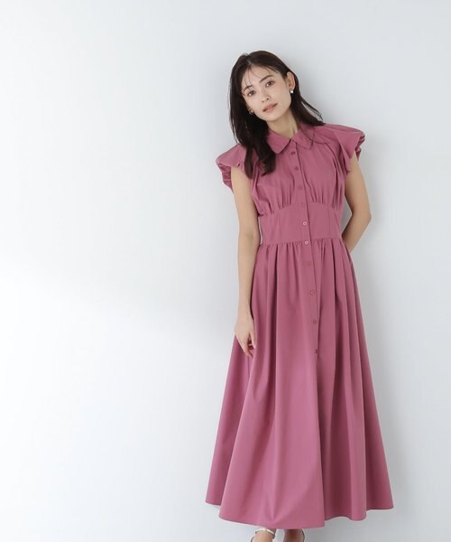 NATURAL BEAUTY BASIC バルーンスリーブシャツワンピース S 楽天市場】【SALE／50%OFF】バルーンスリーブワンピース NATURAL