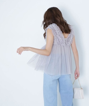 フリルチュールチュニック