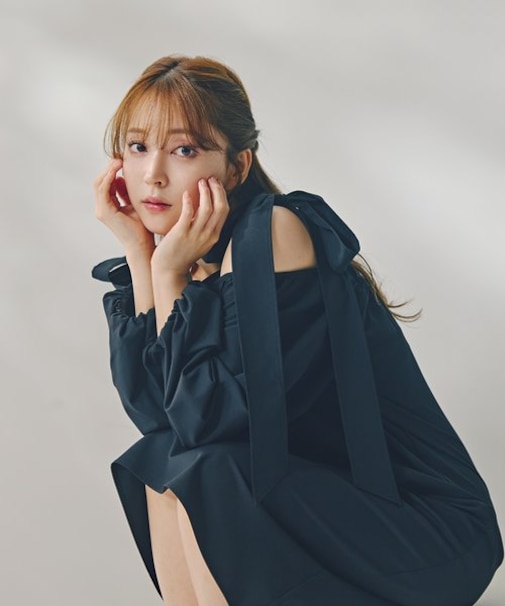 ショルダーリボンワンピース