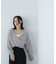 シャギークロップドツイストニット　24AW