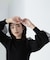 プリーツチュールスリーブニット　24AW