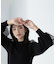 プリーツチュールスリーブニット　24AW