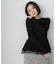シアーレイヤードペプラムフォルムニット　24AW