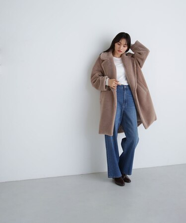 ボアロングコート 24AW｜ナチュラルビューティーベーシックの通販 