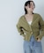 ゴールドボタンフォルムニットカーディガン　24AW