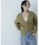 ゴールドボタンフォルムニットカーディガン　24AW