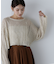 スパンコールケーブルシアーニット　24AW