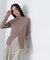 スリットデザインリブニット　24AW
