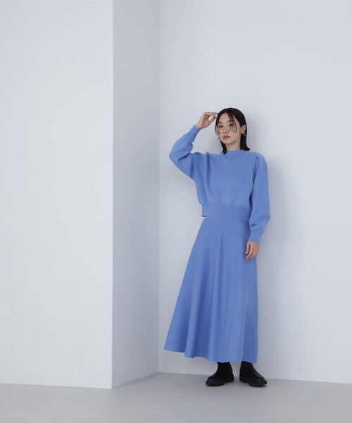 ダブルフェイスフレアセットアップ｜ナチュラルビューティーベーシック