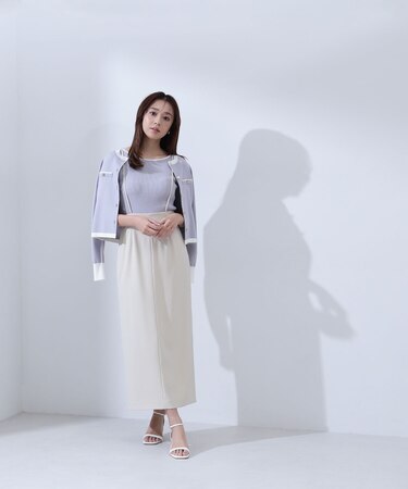 ストラップ付ナロースカート