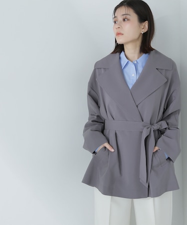 ライトスプリングコートシリーズ ミドル丈トレンチコート