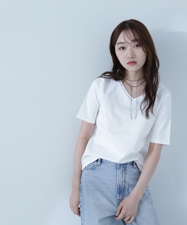 ベーシックTシャツシリーズ Vネック