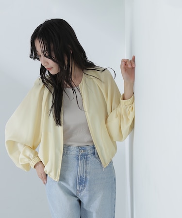 シアークロップドブルゾン