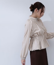 スタンドネックバルーンブルゾン