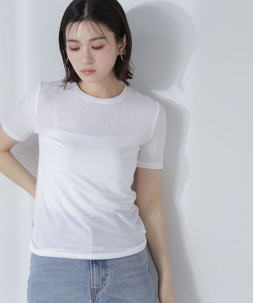 シアーストレッチTシャツ