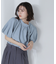 リネンライクサイドタイブラウス