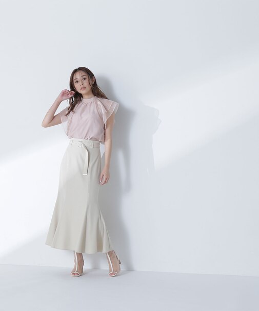 ベルテッドマーメイドスカート