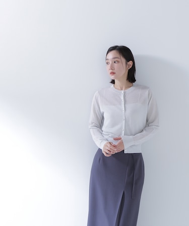ラメシアーベーシックカーディガン