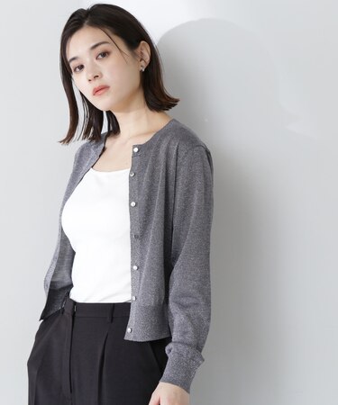 ラメシアーベーシックカーディガン