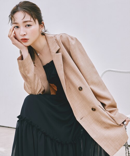 NATURAL BEAUTY BASIC ◇ライトボクシーダブルジャケット ライトボクシーダブルジャケット｜ナチュラルビューティーベーシックの