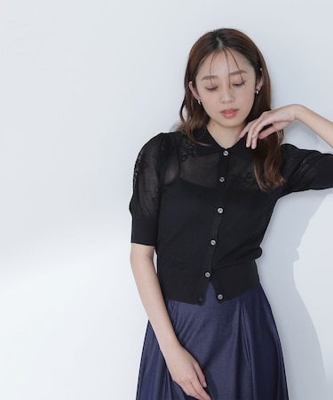 シアージャガードポロカーディガン