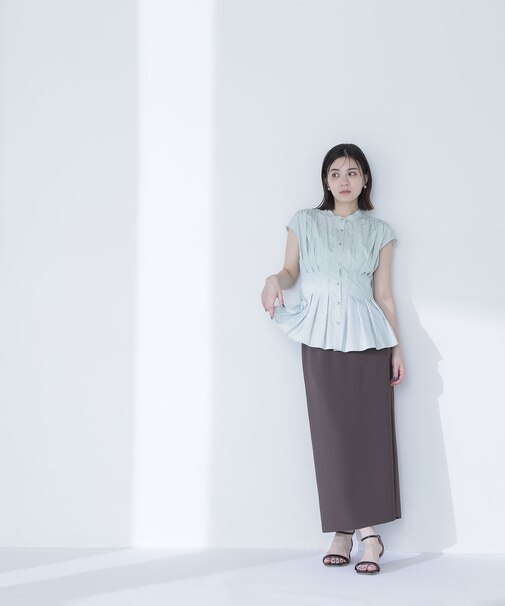 ナローリボンストレートスカート