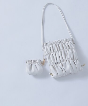 シャーリングがまぐちショルダーバッグ