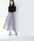 ベルテッドフレアスカート