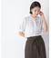 ラッフルタイブラウス