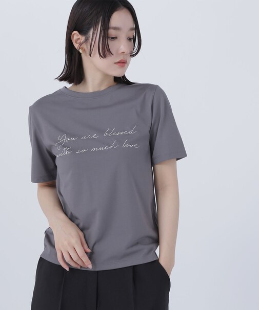 レタリングロゴTシャツ
