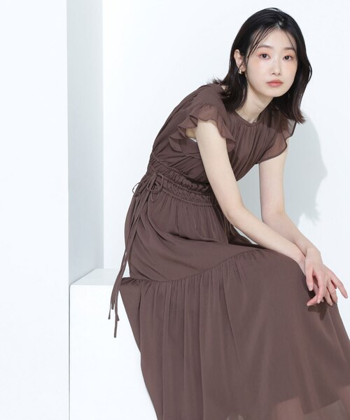 JOIEVE / 楊柳 ウエストリボンワンピース（beams salon joieve
